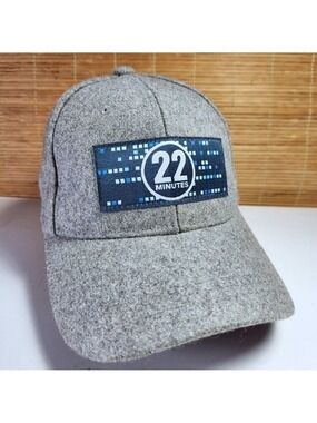 This Hour Has 22 Minutes Wool Baseball Hat Nisse Caps 6 Panel Leather Strap